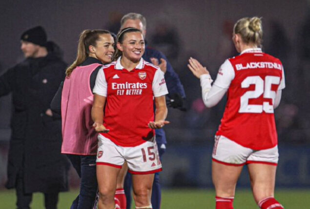 Arsenal defeated defending champion Manchester City