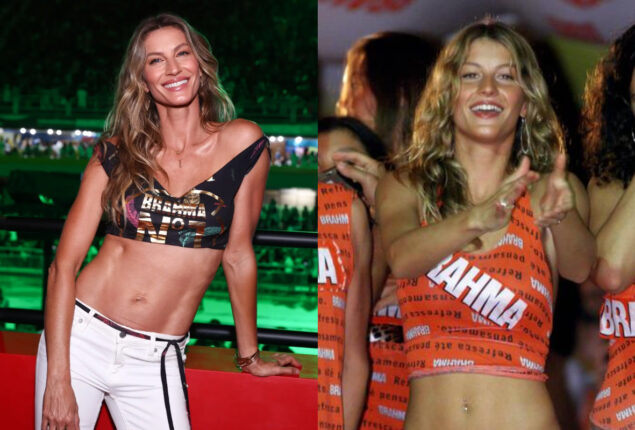 Gisele Bündchen recreates her 2004 Rio Carnival look 