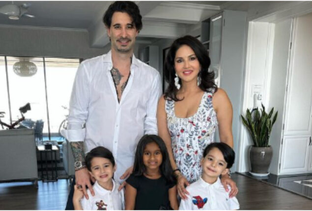 Sunny Leone is celebrating kids Asher and Noah’s birthday
