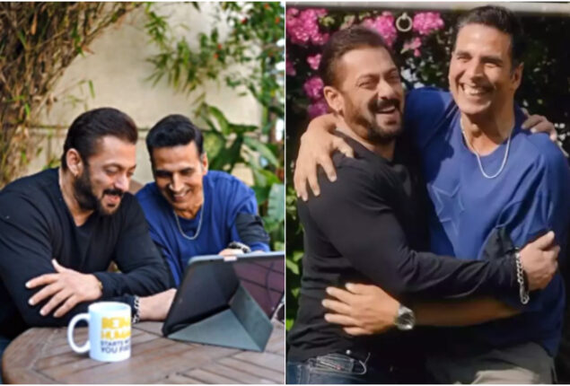Akshay Kumar & Salman Khan dance on Selfiee song Main khiladi