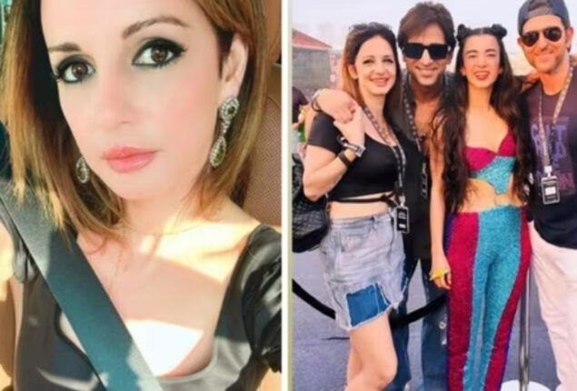 Sussanne Khan looks stylish in black