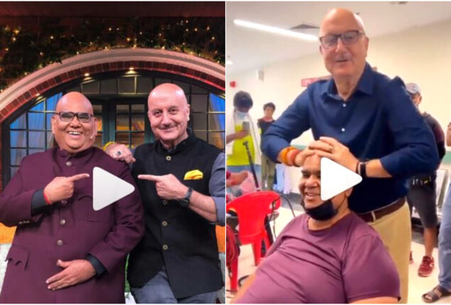 Anupam Kher shares adorable throwback video with Satish Kaushik
