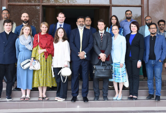 Russian universities delegation visits KU