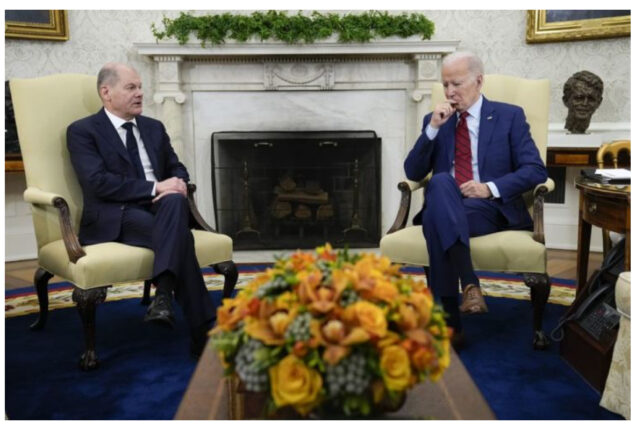 United States and Germany worked together to support Ukraine says Biden