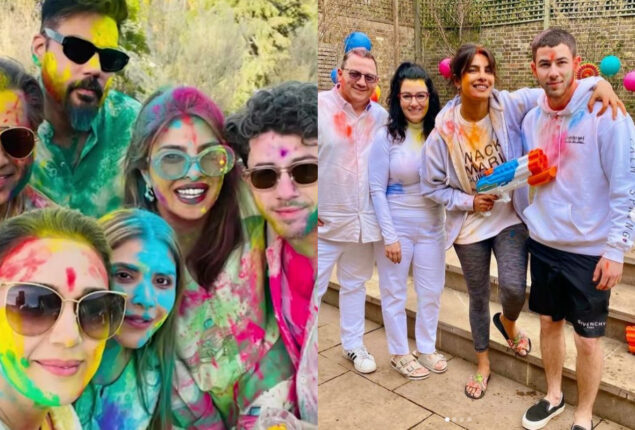Priyanka Chopra shares Holi celebration pictures with Preity Zinta & Nick Jonas