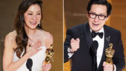 Michelle Yeoh and Ke Huy Quan