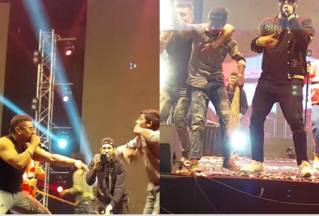 Watch: Honey Singh dancing with stage assistant went viral