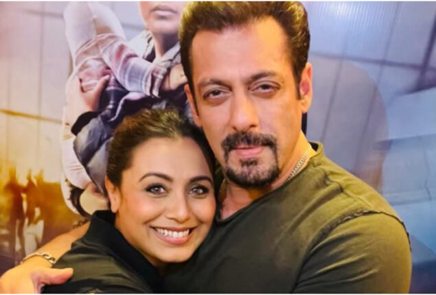 Salman Khan & Rani Mukerji reunites at Mrs Chatterjee Vs Norway screening