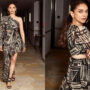 Aditi Rao Hydari sparkles in an abstract ruffled mini dress