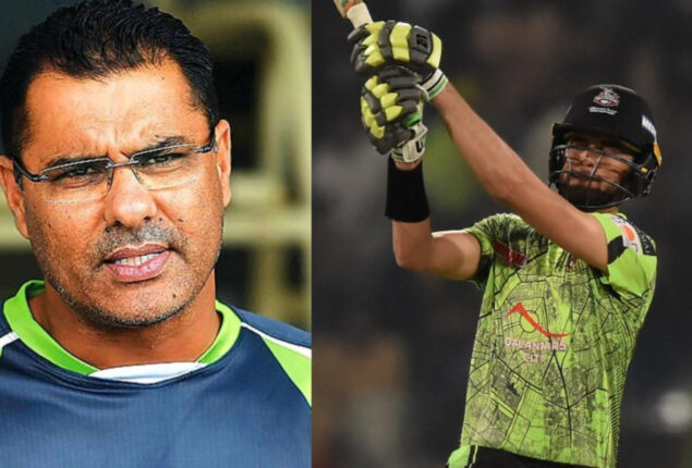 Waqar Younis criticises Lahore Qalandars’ skipper Shaheen Shah Afridi