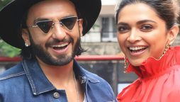 Ranveer Singh’s Fun Night Out with Deepika at the Movies