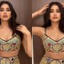 Janhvi Kapoor Stuns in Embellished Multi-Colored Co-ord Set!