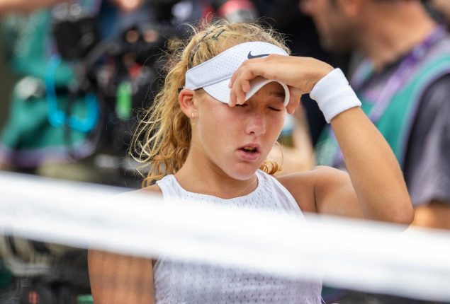 Wimbledon 2023: Rising star Mirra Andreeva learns the hard way about emotional control