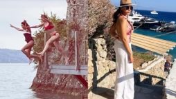 Mira Rajput jumps into freezing Switzerland lake goes viral