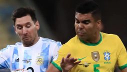 "It was a pleasure to play against him": Casemiro praises Lionel Messi