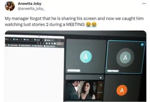 Oops Moment: Lust Stories 2 Surfaces During Online Meet