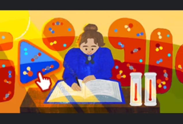 Google Doodle honors Eunice Newton Foote’s 204th birthday
