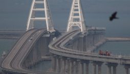 Crimea Bridge: Russian supply line damaged two died amid reports of explosions