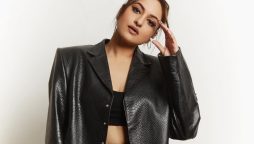 Sonakshi Sinha showcases elegance in an ivory cape ensemble