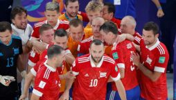 Russian beach football team optimistic about international return