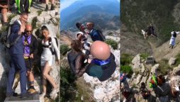 Bride and Groom's Skydiving