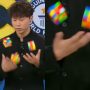 Watch Video: Chinese Man Juggles and Solves Three Rubik’s Cubes