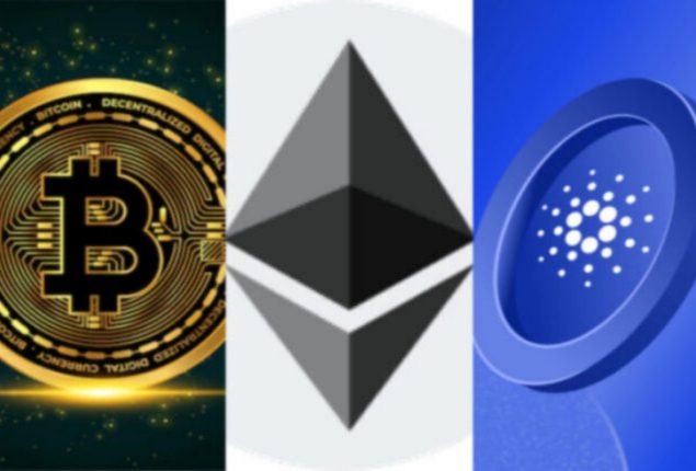 Cryptocurrency Price Prediction: ETH, BTC, Cardano, 22nd Aug 2023