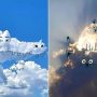 Artist Turns Clouds Into Cartoon Characters, Internet Delighted