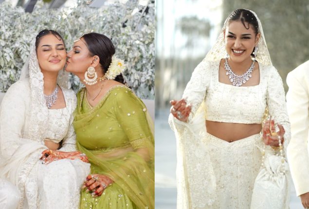 Anzela Abbasi looks stunning in her wedding pictures