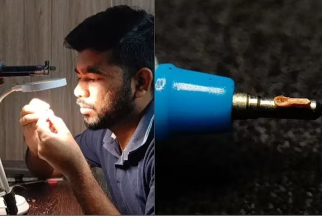 Indian Artisan Sets Record for World’s Smallest Wooden Spoon