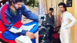 Feroze Khan shares some BTS video from his upcoming drama