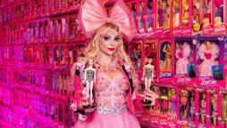 Barbie fan Tatiana Tuzova pays tribute to her favorite items in pink