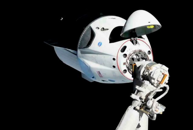 SpaceX Crew Dragon successfully docks at ISS with multinational crew