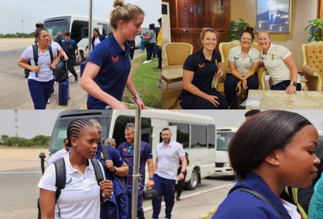 South Africa women’s team lands in Karachi for white ball series against Pakistan