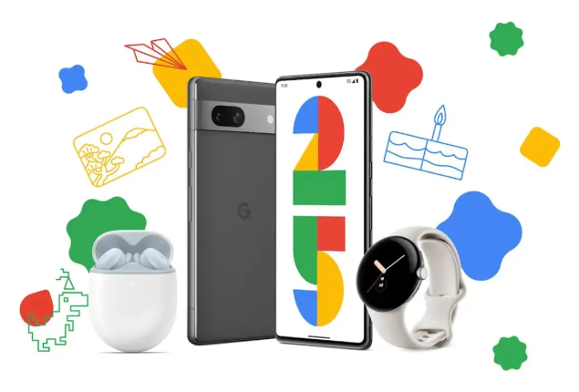 Google offers deals in European online stores for its 25th anniversary