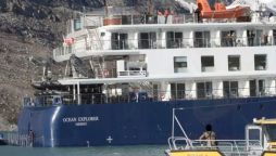 cruise ship in Greenland fails