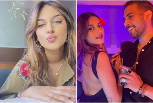 Anzela Abbasi Shares Stylish Photos with Husband Tashfeen