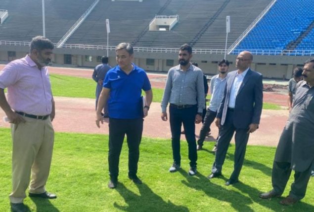 AFC Match Commissioner Inspects Jinnah Stadium for FIFA World Cup 2026 Qualifier
