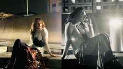 Yumna Zaidi looks stunning in the street Photoshoot