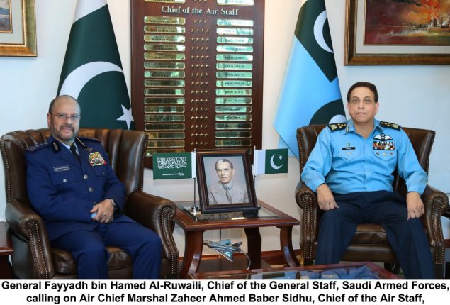 Saudi Chief of General Staff meets with Air Chief