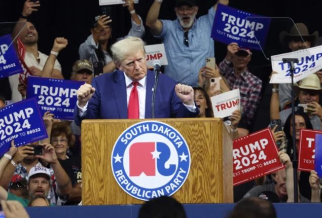 Trump launches fresh attack on Biden amid son’s indictment