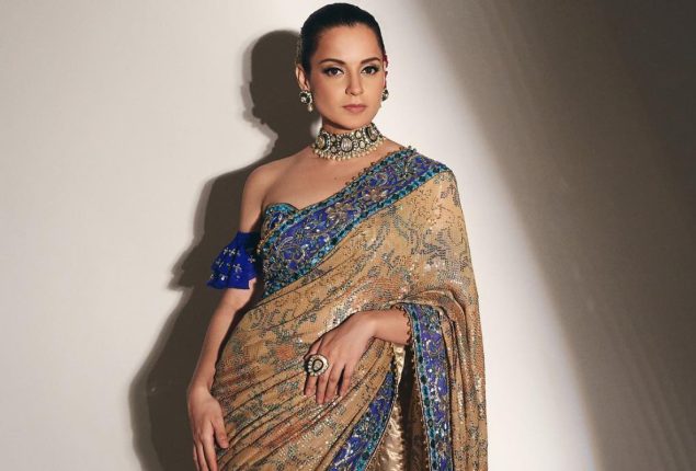 Kangana Ranaut channels vintage romance in a yellow saree