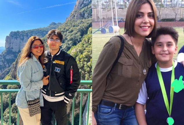 Hadiqa Kiani shares childhood pictures of her son as he now turned 18