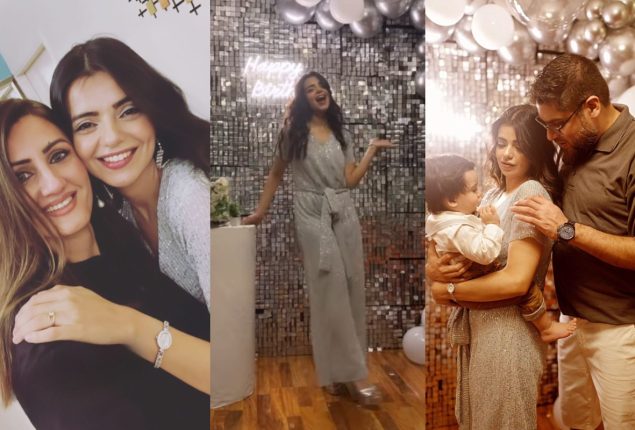 Srha Asghar’s birthday bash brings together family and friends