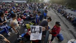 Mexico authorities find 123 migrants stuck in trailer