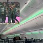 Indian Airlines honors Pakistan cricket team on flight to Kolkata