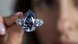 Christie’s sold rare blue diamonds for more than $40m