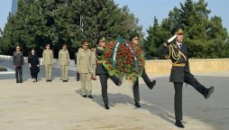 COAS Gen Asim calls on President of Azerbaijan, military leadership