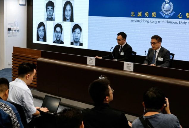 Hong Kong Police Offer Cash Bounties for Exiled Activists