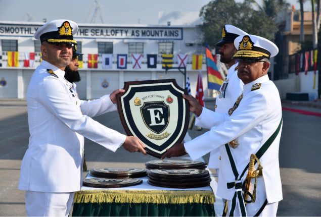 Pakistan Navy conducts fleet annual efficiency competition parade